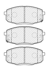 Set placute frana Ferodo FDB4985