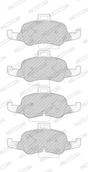 Set placute frana Ferodo FDB4996