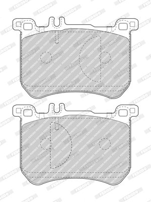 SET PLACUTE FRANA FERODO FDB5012 - Compatibil cu MERCEDES-BENZ