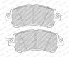 SET PLACUTE FRANA FERODO FDB5015 - Compatibil cu MAZDA