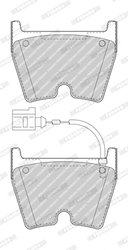 Set placute frana Ferodo FDB5023