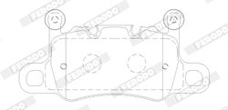 SET PLACUTE FRANA FERODO FDB5024 - Compatibil cu PORSCHE