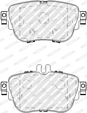 Set placute frana Ferodo FDB5032