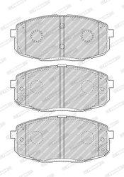 SET PLACUTE FRANA FERODO FDB5038 - Compatibil cu HYUNDAI, KIA