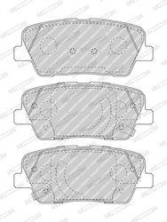 Set placute frana Ferodo FDB5048