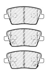 Set placute frana Ferodo FDB5100