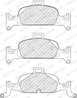 Set placute frana Ferodo FDB5101