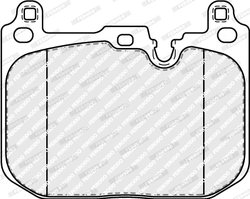 Set placute frana Ferodo FDB5112