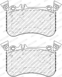 Set placute frana Ferodo FDB5109