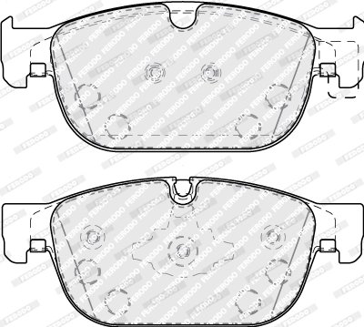 Set placute frana Ferodo FDB5117