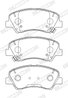 SET PLACUTE FRANA FERODO FDB5135 - Compatibil cu HYUNDAI, KIA