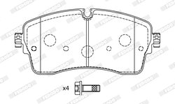 Set placute frana Ferodo FDB5221