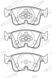 SET PLACUTE FRANA FERODO FDB5349 - Compatibil cu AUDI, SKODA, VW