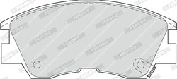 Set placute frana Ferodo FDB556