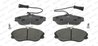 SET PLACUTE FRANA FERODO FDB563 - Compatibil cu AUDI