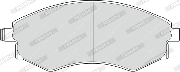 Set placute frana Ferodo FDB600
