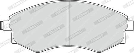 Set placute frana Ferodo FDB600