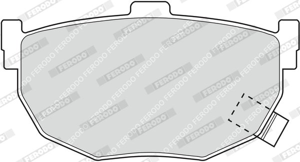 SET PLACUTE FRANA FERODO FDB638 - Compatibil cu HYUNDAI, KIA, NISSAN