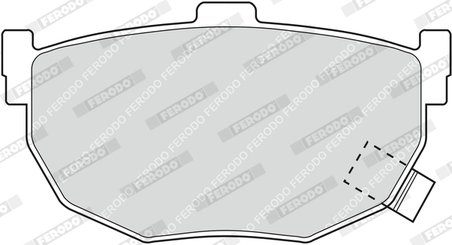 SET PLACUTE FRANA FERODO FDB638 - Compatibil cu HYUNDAI, KIA, NISSAN
