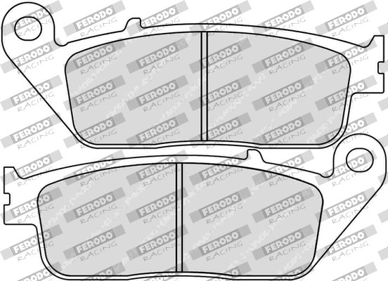 SET PLACUTE FRANA FERODO RACING FDB664EF - Piesa auto compatibila cu mai multe marci