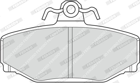 SET PLACUTE FRANA FERODO FDB676 - Compatibil cu VOLVO
