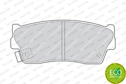 Set placute frana Ferodo FDB712