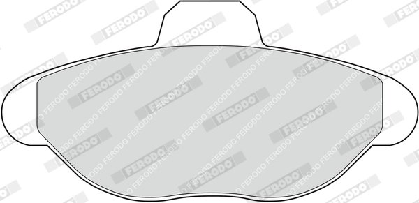 SET PLACUTE FRANA FERODO FDB749 - Compatibil cu FIAT