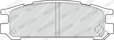 SET PLACUTE FRANA FERODO FDB790 - Compatibil cu SUBARU