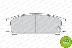 SET PLACUTE FRANA FERODO FDB790 - Compatibil cu SUBARU