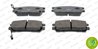 Set placute frana Ferodo FDB804
