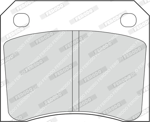 SET PLACUTE FRANA FERODO FDB815 - Compatibil cu AC, ASTON MARTIN, BRISTOL, DAIMLER, DE TOMASO, JAGUAR, JENSEN, LAMBORGHINI, MASE