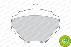 SET PLACUTE FRANA FERODO FDB844 - Compatibil cu LAND ROVER, MG