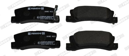 SET PLACUTE FRANA FERODO FDB848 - Compatibil cu TOYOTA