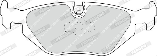 Set placute frana Ferodo FDB850
