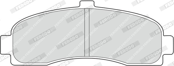 SET PLACUTE FRANA FERODO FDB859 - Compatibil cu NISSAN