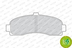 SET PLACUTE FRANA FERODO FDB859 - Compatibil cu NISSAN