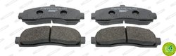 SET PLACUTE FRANA FERODO FDB859 - Compatibil cu NISSAN