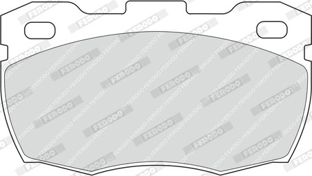 SET PLACUTE FRANA FERODO FDB871 - Compatibil cu LAND ROVER