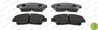 SET PLACUTE FRANA FERODO FDB867 - Compatibil cu TOYOTA