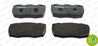 SET PLACUTE FRANA FERODO FDB871 - Compatibil cu LAND ROVER