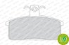 SET PLACUTE FRANA FERODO FDB906 - Compatibil cu SANTANA, SUZUKI