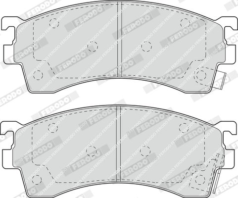 Set placute frana Ferodo FDB950