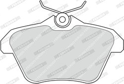 SET PLACUTE FRANA FERODO FDB995 - Compatibil cu ALFA ROMEO, LANCIA