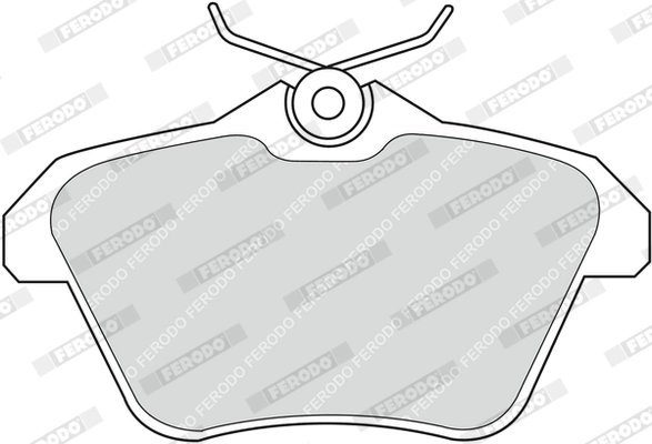 Set placute frana Ferodo FDB995