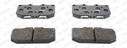 SET PLACUTE FRANA FERODO FDB986 - Compatibil cu NISSAN, SUBARU