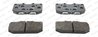 SET PLACUTE FRANA FERODO FDB986 - Compatibil cu NISSAN, SUBARU
