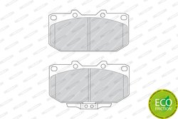 SET PLACUTE FRANA FERODO FDB986 - Compatibil cu NISSAN, SUBARU