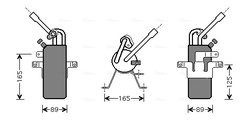 USCATOR AER CONDITIONAT AVA QUALITY COOLING FDD374 - Compatibil cu FORD