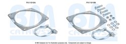 SET MONTAJ, FILTRU FUNINGINE/PARTICULE BM CATALYSTS FK11010 - Compatibil cu CITROEN, FIAT, PEUGEOT