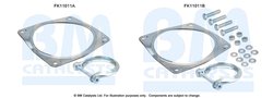 SET MONTAJ, FILTRU FUNINGINE/PARTICULE BM CATALYSTS FK11011 - Compatibil cu CITROEN, PEUGEOT